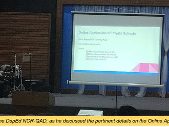 QAD orients Private School Admins on Online Application System
