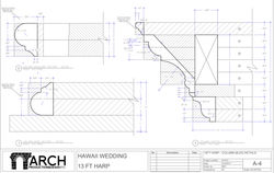 HAWAII-13FT HARP COLUMN MLDG DETAILS - A4