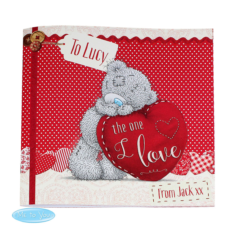 Thumbnail: Personalised Me to You The One I Love Poem Book