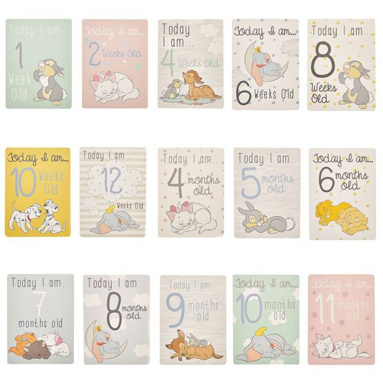 Thumbnail: 30 Disney Magical Beginnings Baby Milestone Cards