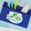 Thumbnail: Personalised 'Be Roarsome' Dinosaur Blue Pencil Case