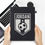Thumbnail: Personalised Football Badge A5 Black Notebook