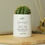 Thumbnail: Personalised Free Text Botanical Ceramic Storage Pot