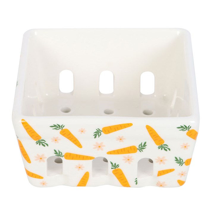Thumbnail: Carrot Patch Ceramic Berry Basket