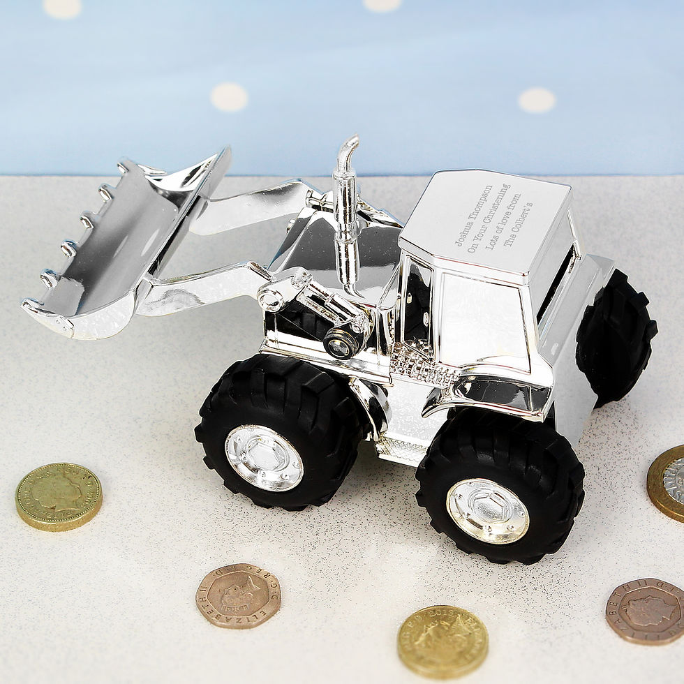 Thumbnail: Personalised Digger Money Box