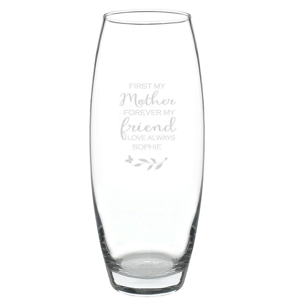 Thumbnail: Personalised 'First My Mother, Forever My Friend' Bullet Vase
