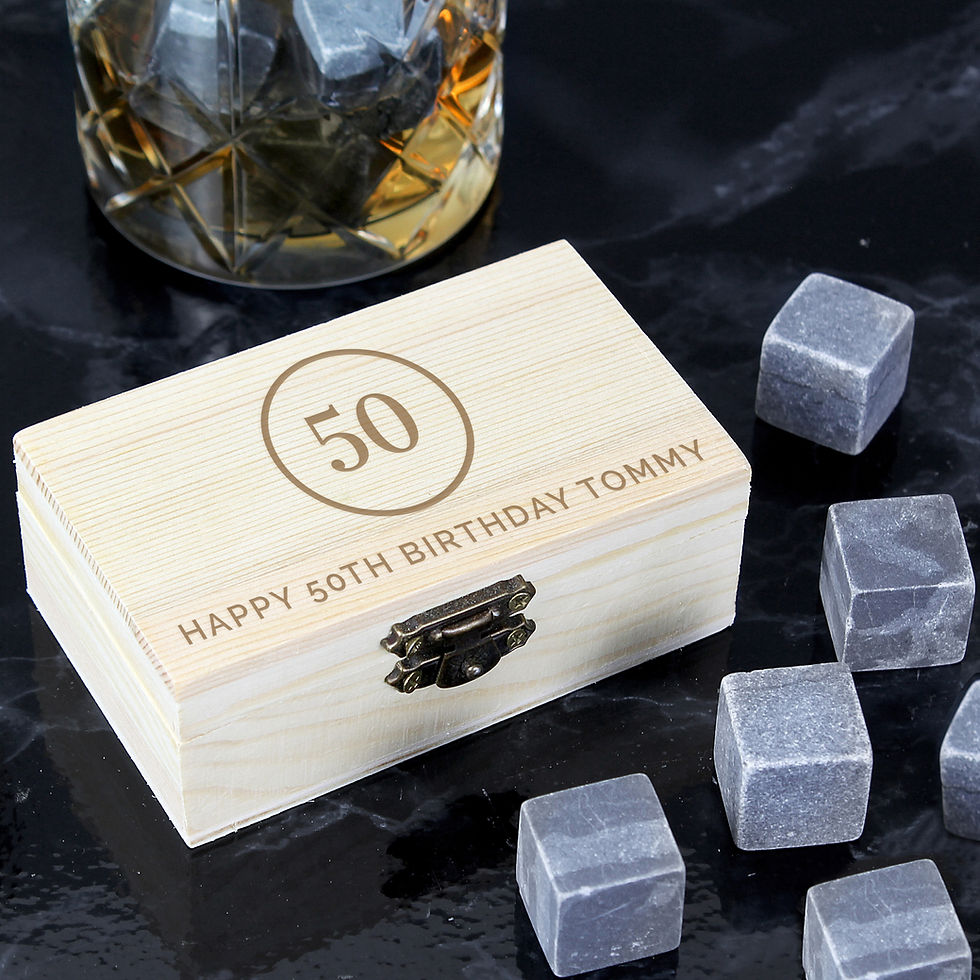 Thumbnail: Personalised Birthday Whisky Stones