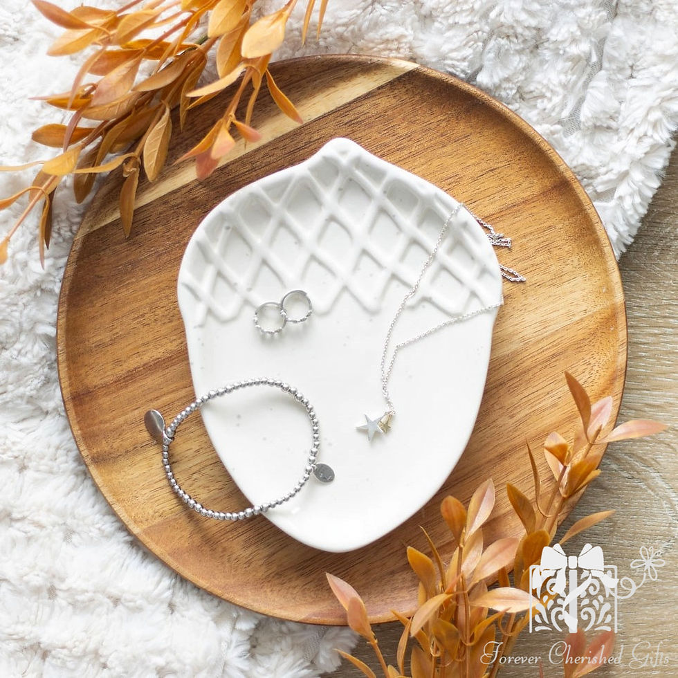 Acorn Autumn Trinket Dish - Forever Cherished Gifts