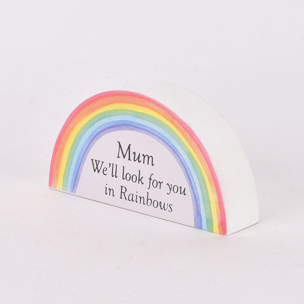 Thumbnail: Mum Rainbow Memorial Plaque