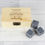 Thumbnail: Personalised Happiness Whisky Stones Gift Set