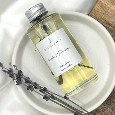 Thumbnail: Lavender & Frankincense Bath Oil Essence
