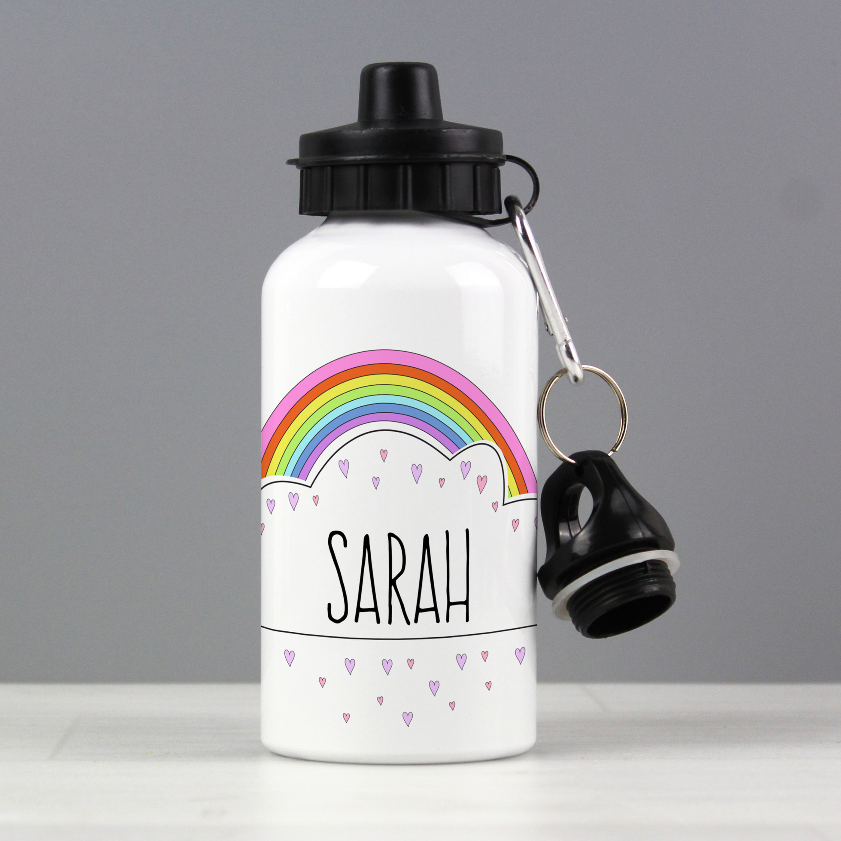 Personalised Rainbow Name Drinks Bottle
