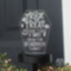 Personalised Trick or Treat Halloween Solar Light - Forever Cherished Gifts