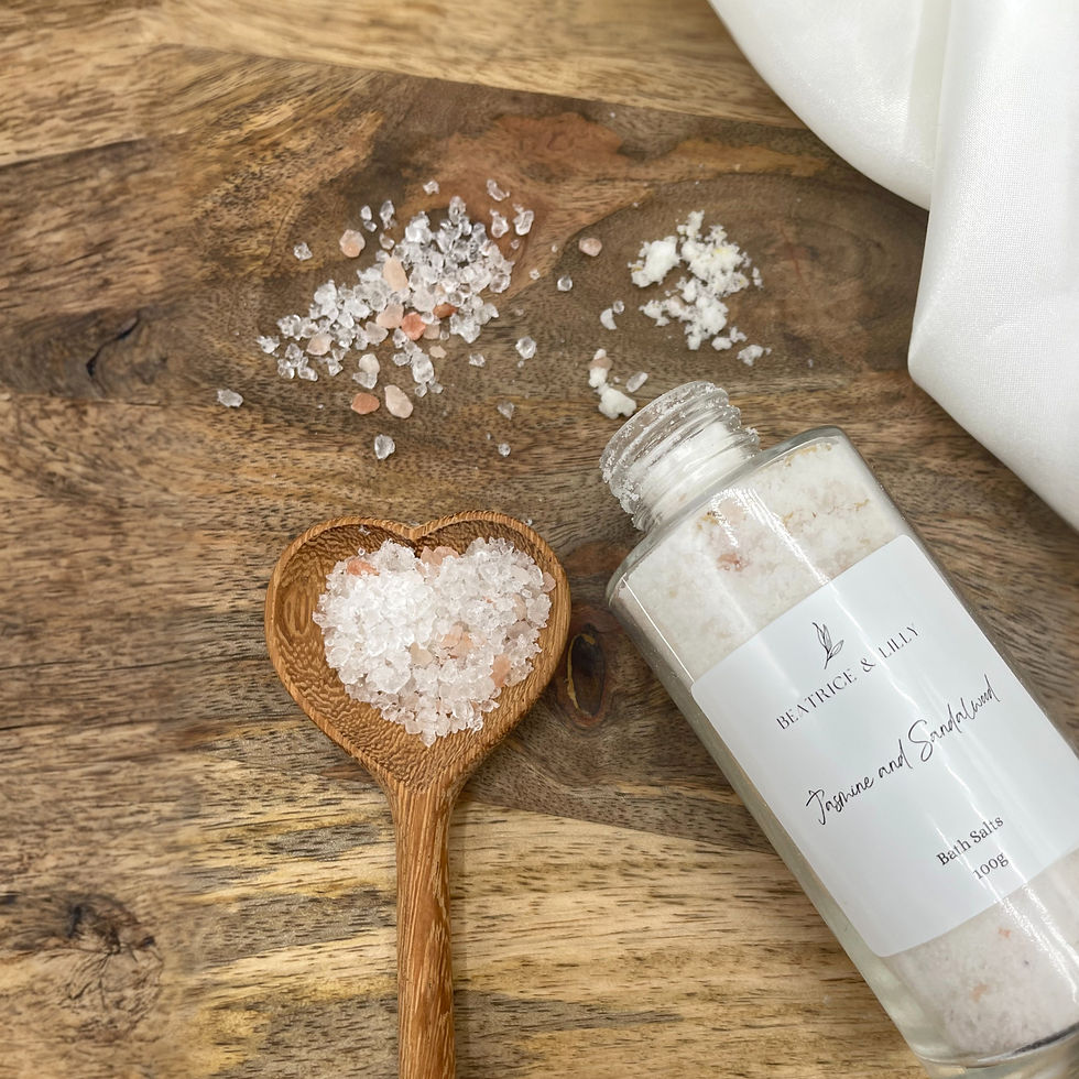 Jasmine & Sandalwood Botanical Bath Salts - Forever Cherished Gifts