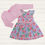 Thumbnail: Floral Summer Dress & Pink Bolero Set - Baby Girl