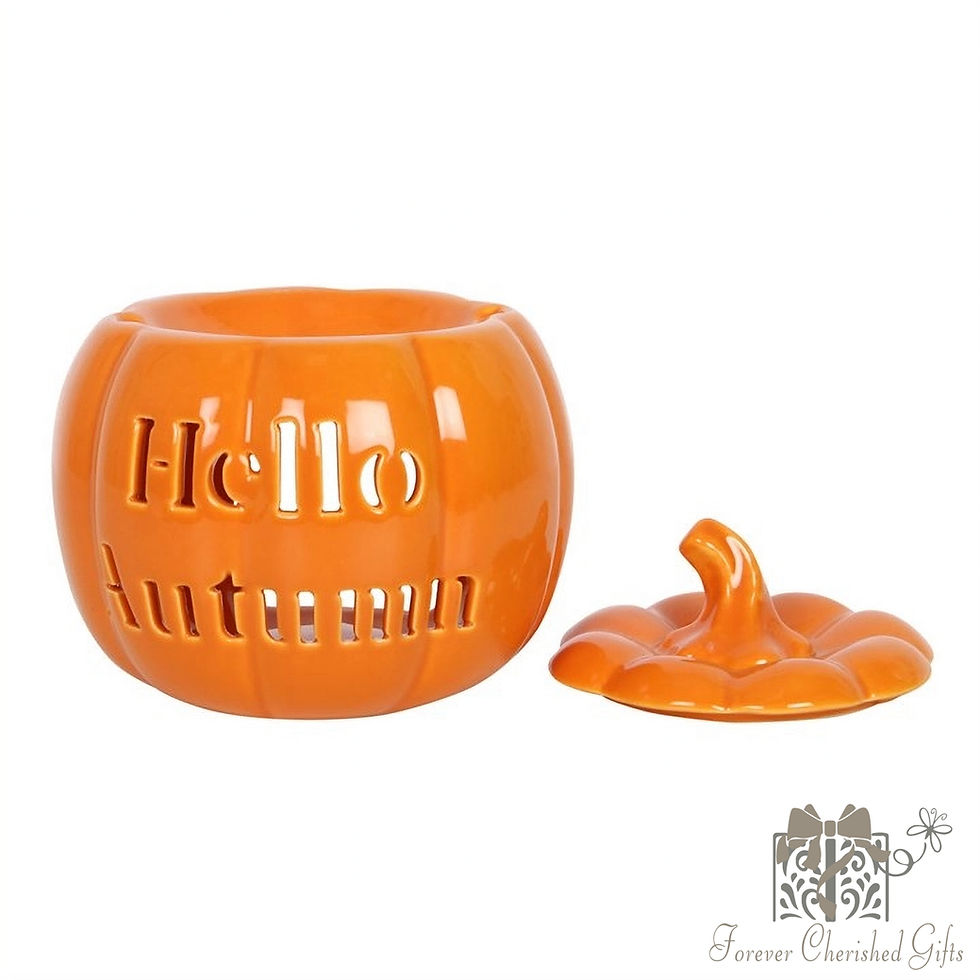 Thumbnail: Hello Autumn Pumpkin Oil Burner - Forever Cherished Gifts