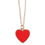 Thumbnail: Bestie Enamel Heart Necklace Greeting Card