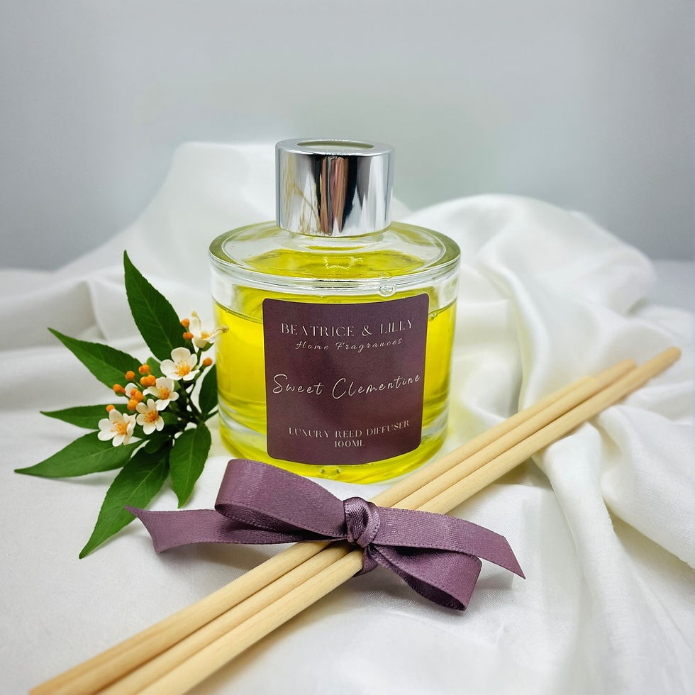 Sweet Clementine Luxury Reed Diffuser - Forever Cherished Gifts