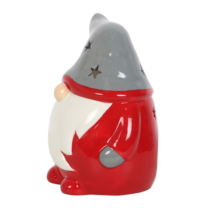 Thumbnail: Red and Grey Gonk Tealight Holder