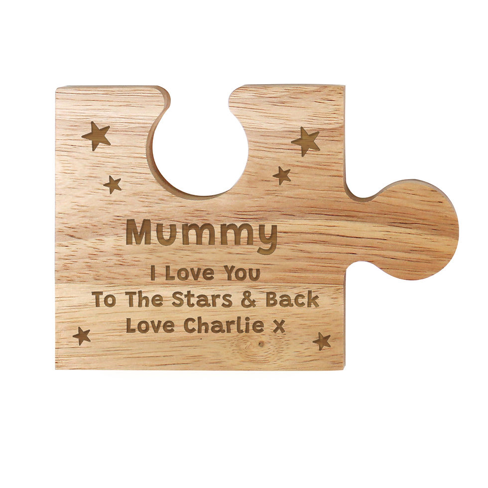 Thumbnail: Personalised Star Design Jigsaw Piece