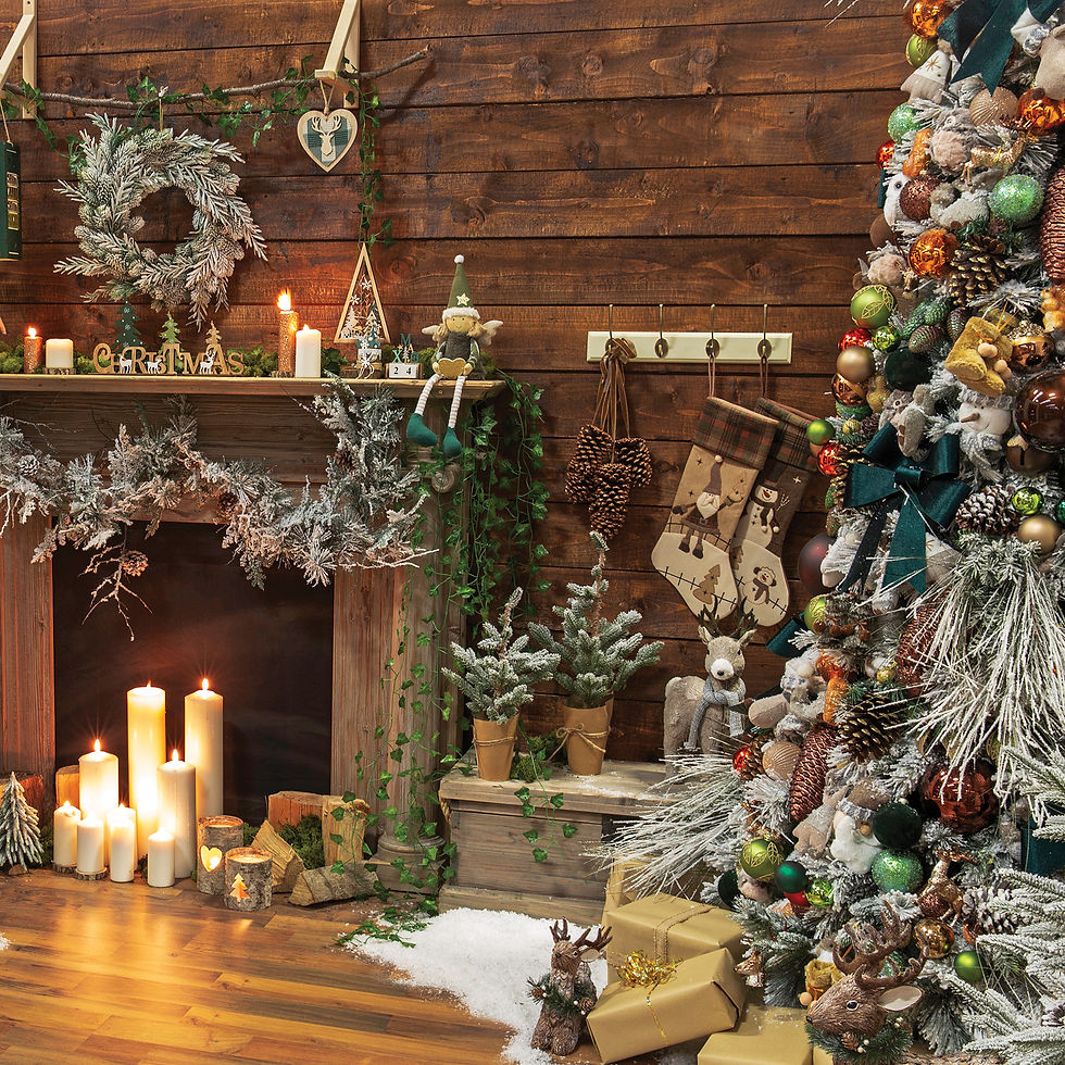 Thumbnail: Rustic Wooden Light Up LED Christmas Tree Decoration