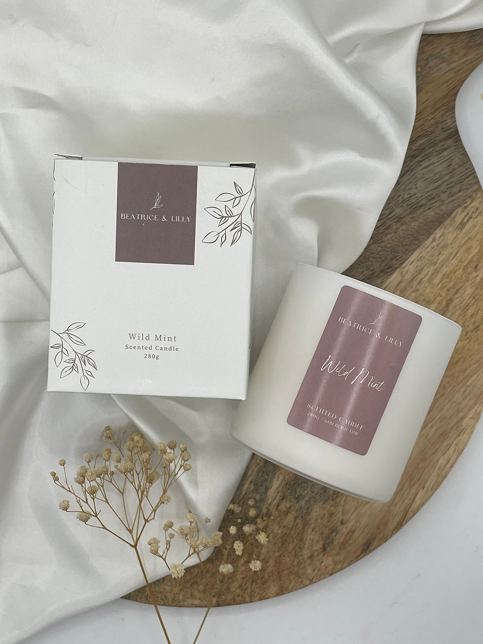 Wild Mint Luxury Candle - Forever Cherished Gifts
