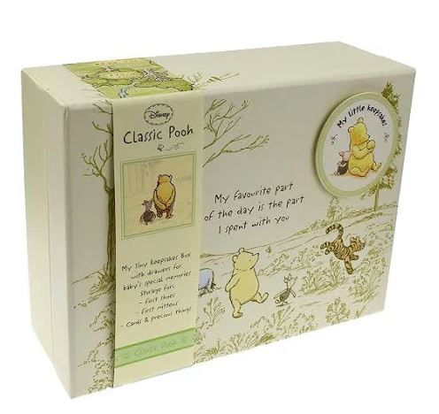 Thumbnail: Disney Classic Pooh Heritage Keepsake Box With Compartments