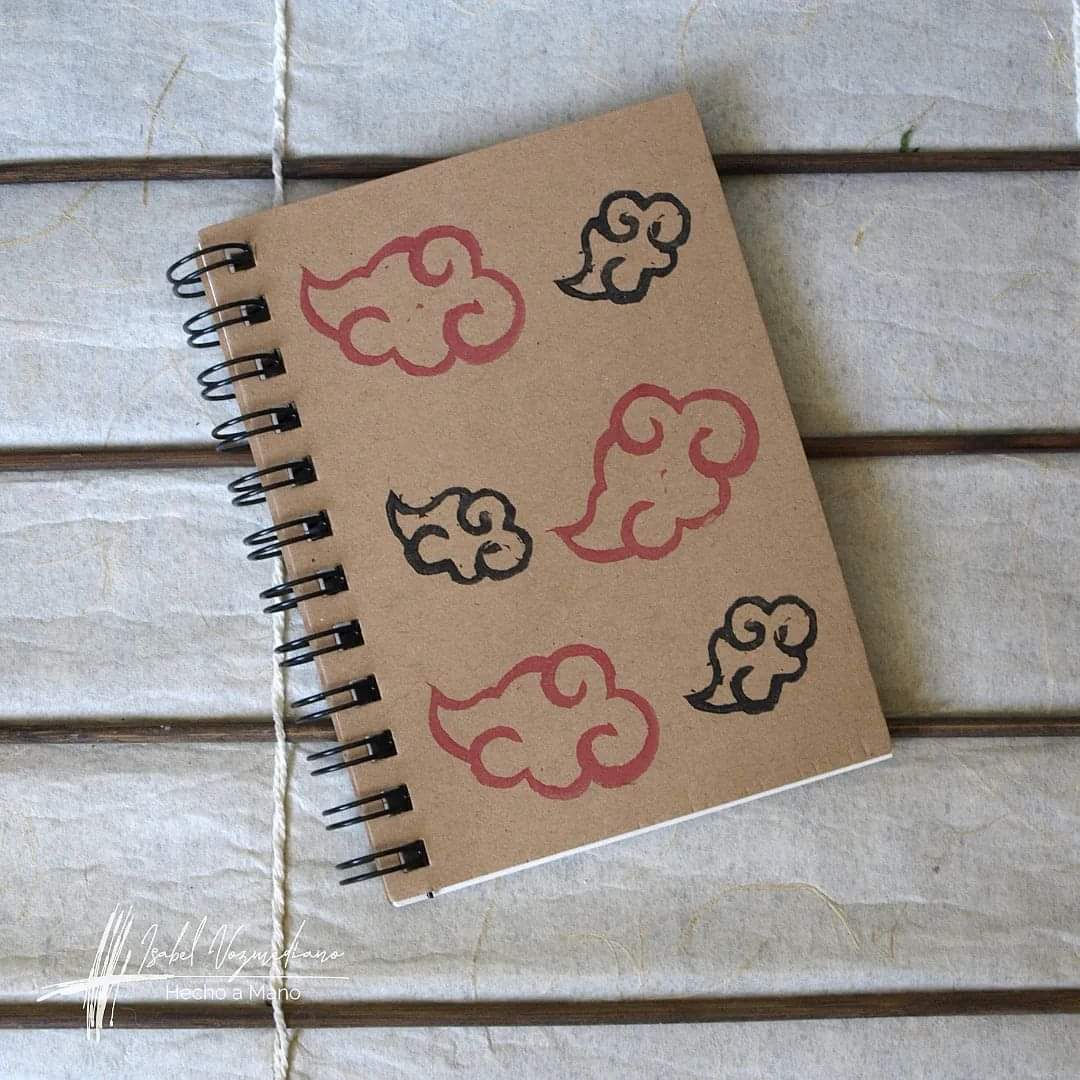 Libreta estampada akatsuki