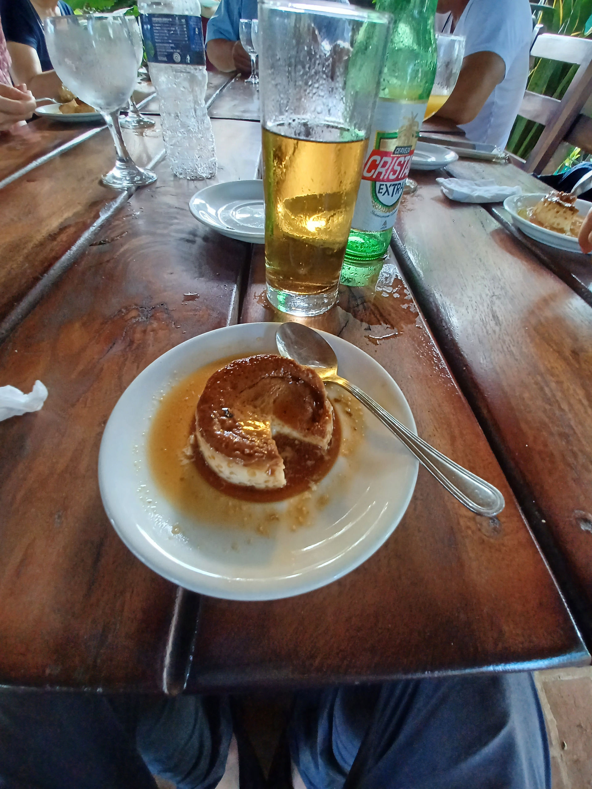And we tried the house flan (to share)