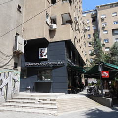 Coffee shop on Skopje street corner