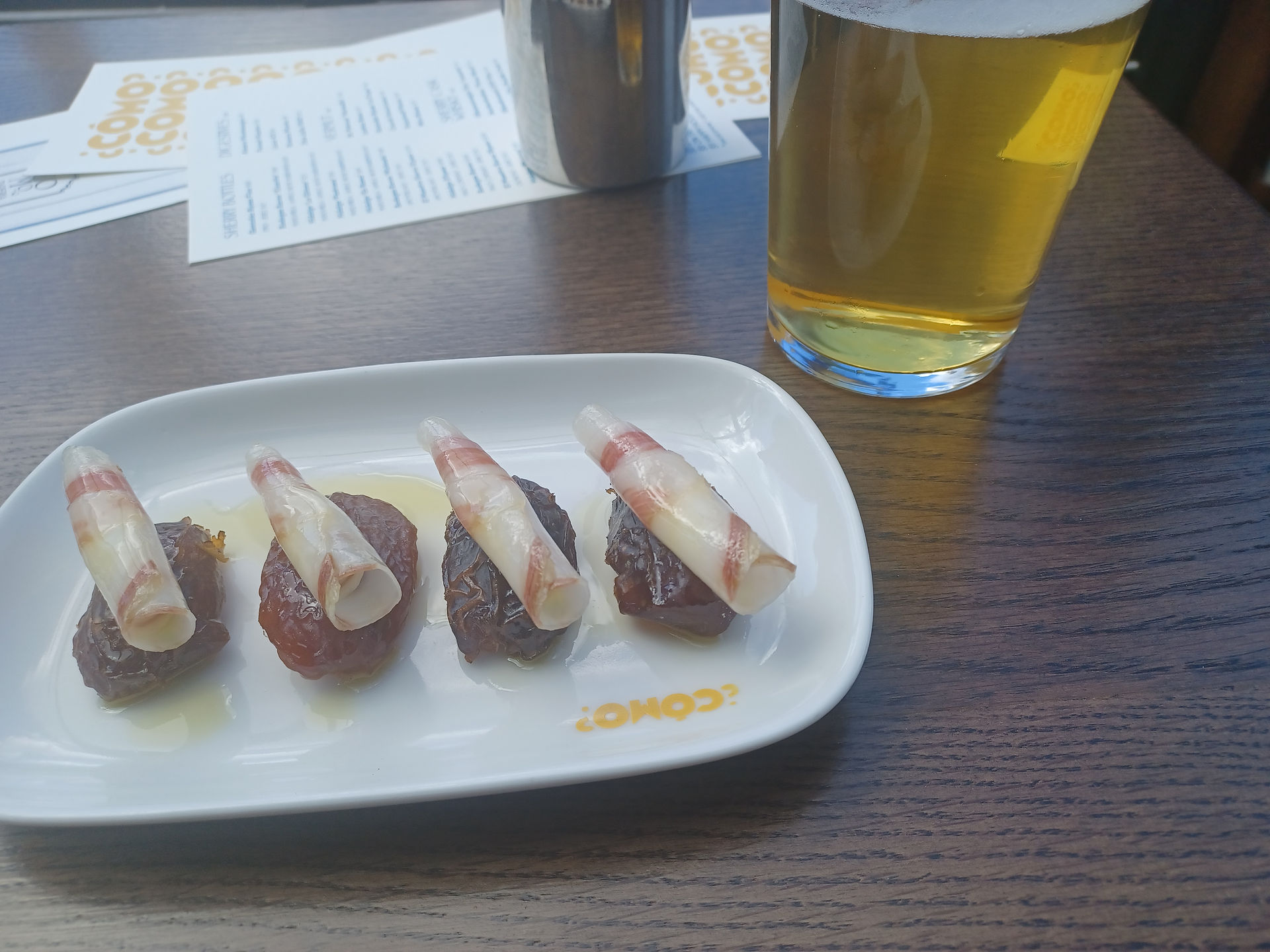 Iberico Lardo appetizer