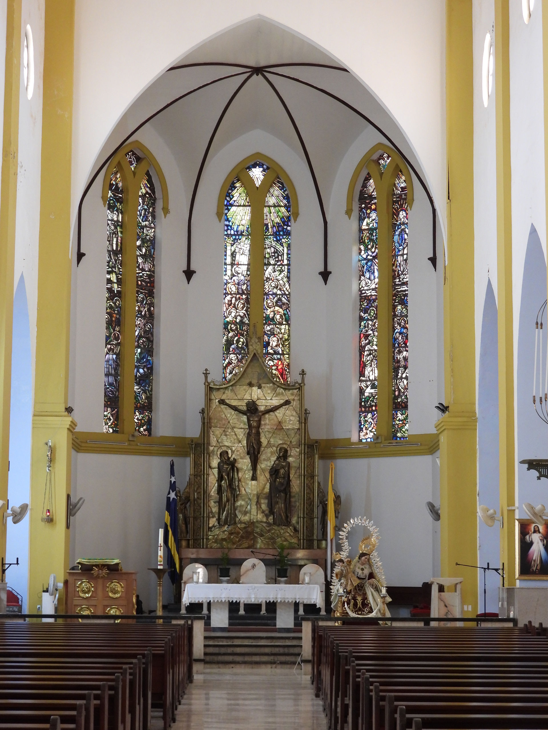 Cathedral apse and altar
