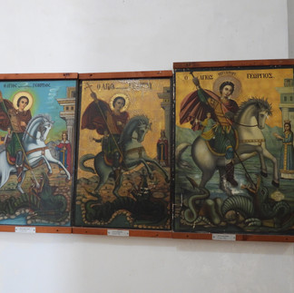 Icons of St George, St Barnabas Monastery,Tuzla,