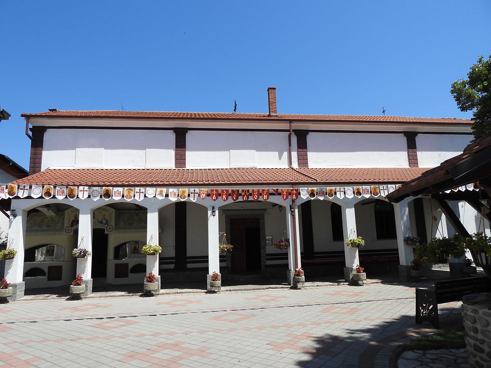 Front facade, Macedonian Orthodox Cathedral Church "Saint Cyril and Methodius" Gevgelija, North Macedonia