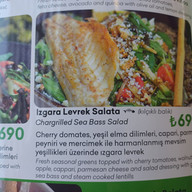 Detail from menu,  Eziç Restaurant, Gazimağusa