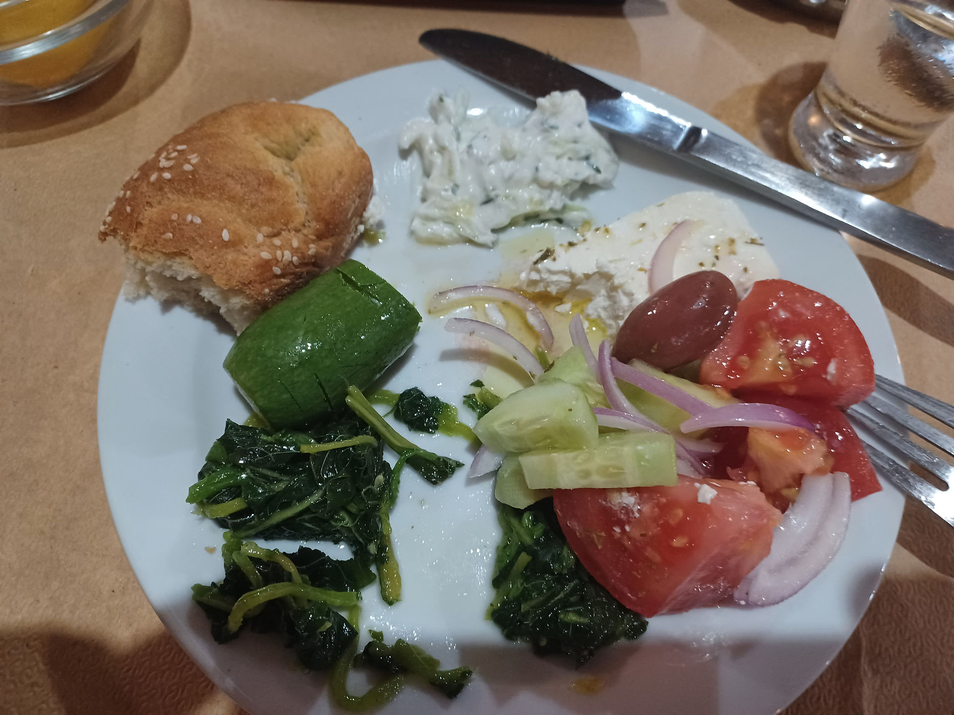 Starter platter at The Village, Loggos