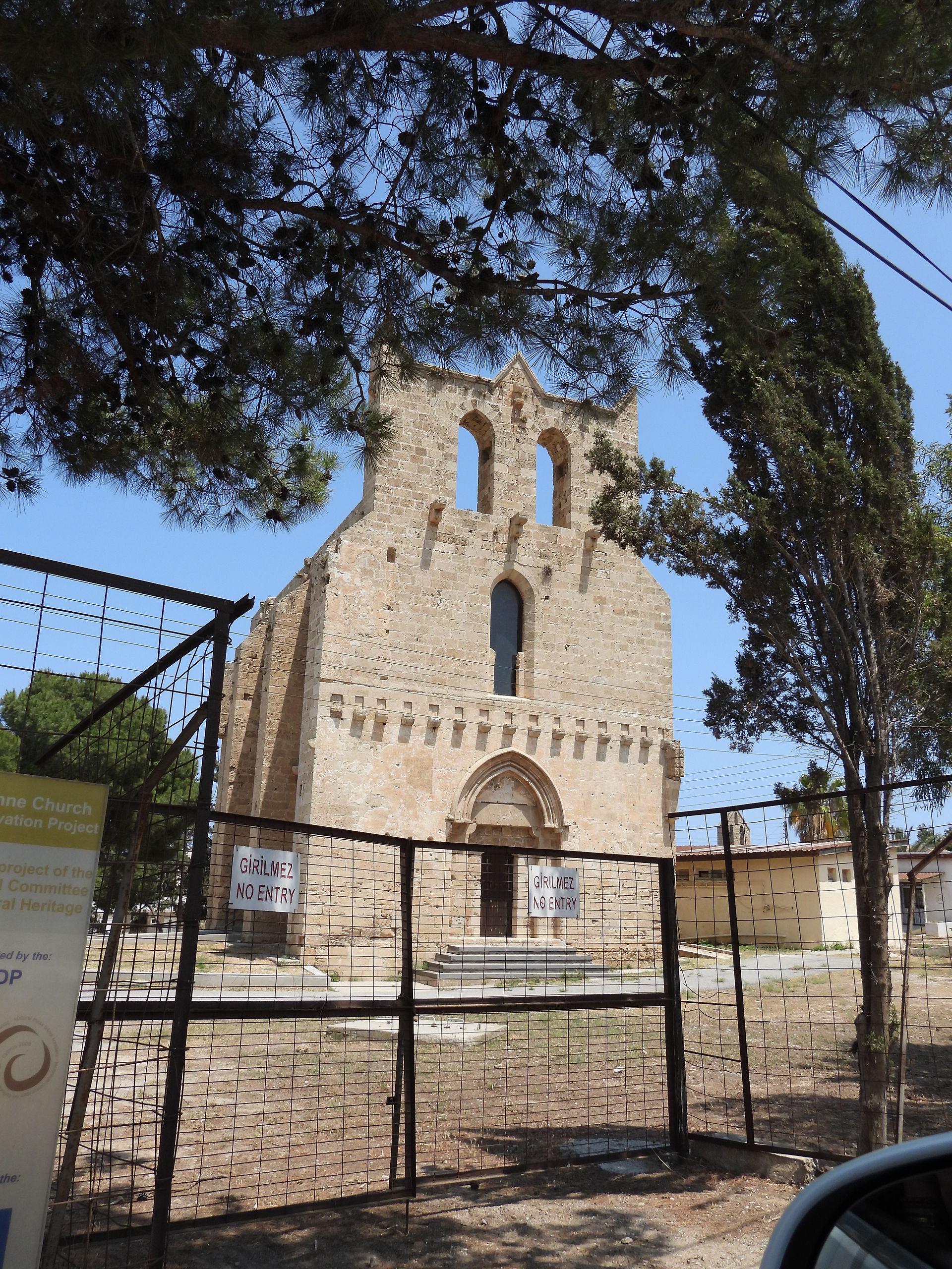 Church of St Anne , ruins in Famagusta