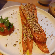 Roasted carrot starter at Gastropub, Athens