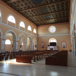 Rearward view of nave, St Stephen Cathedral, Shkodër
