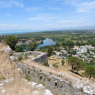 View over valley, Rozafa Castle, Shkoder