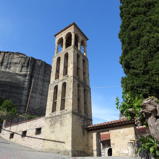 Belltower at Church of the Assumption, Kalambaka