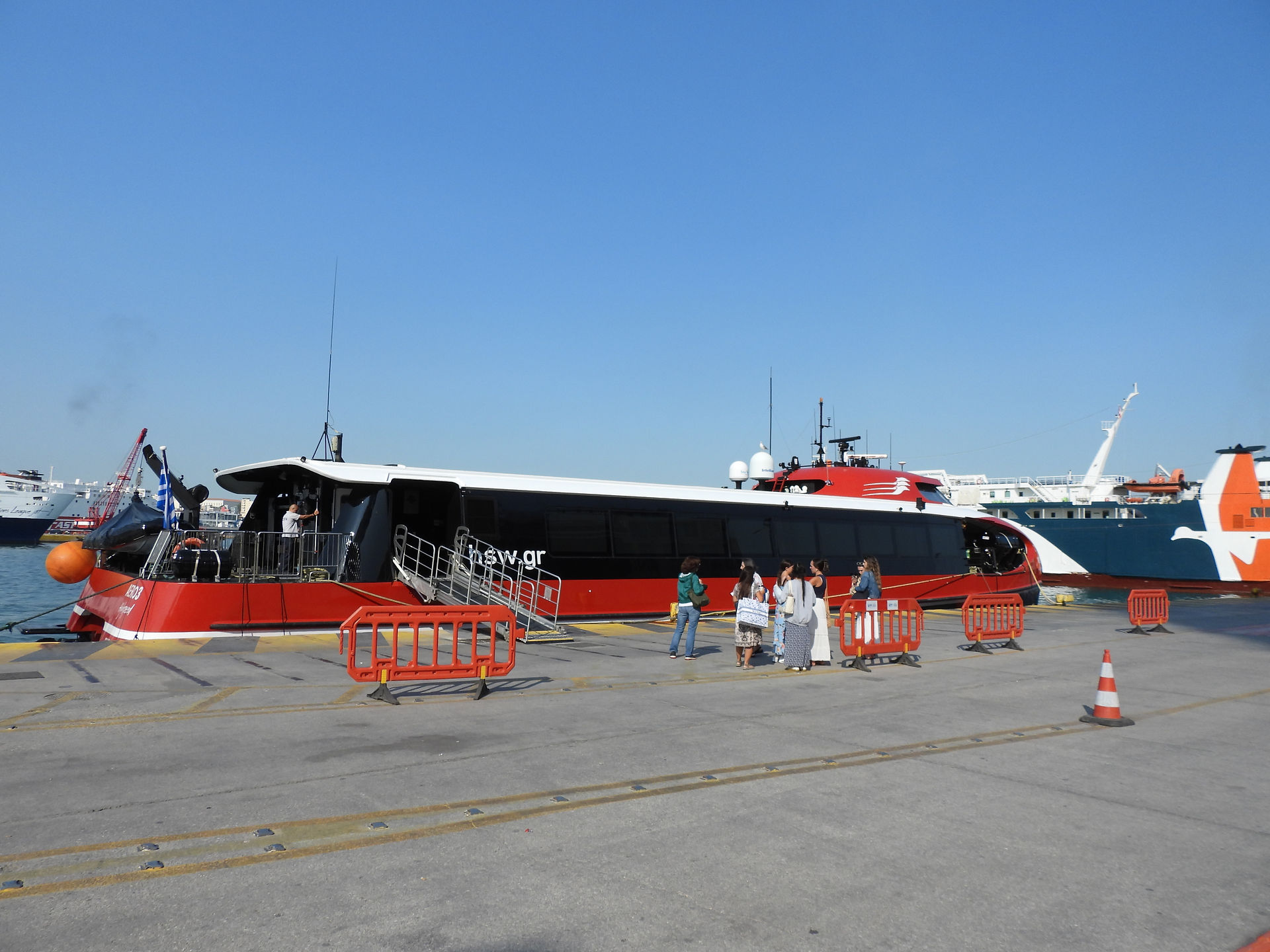 Catarmaran ferry, Port of Piraeus