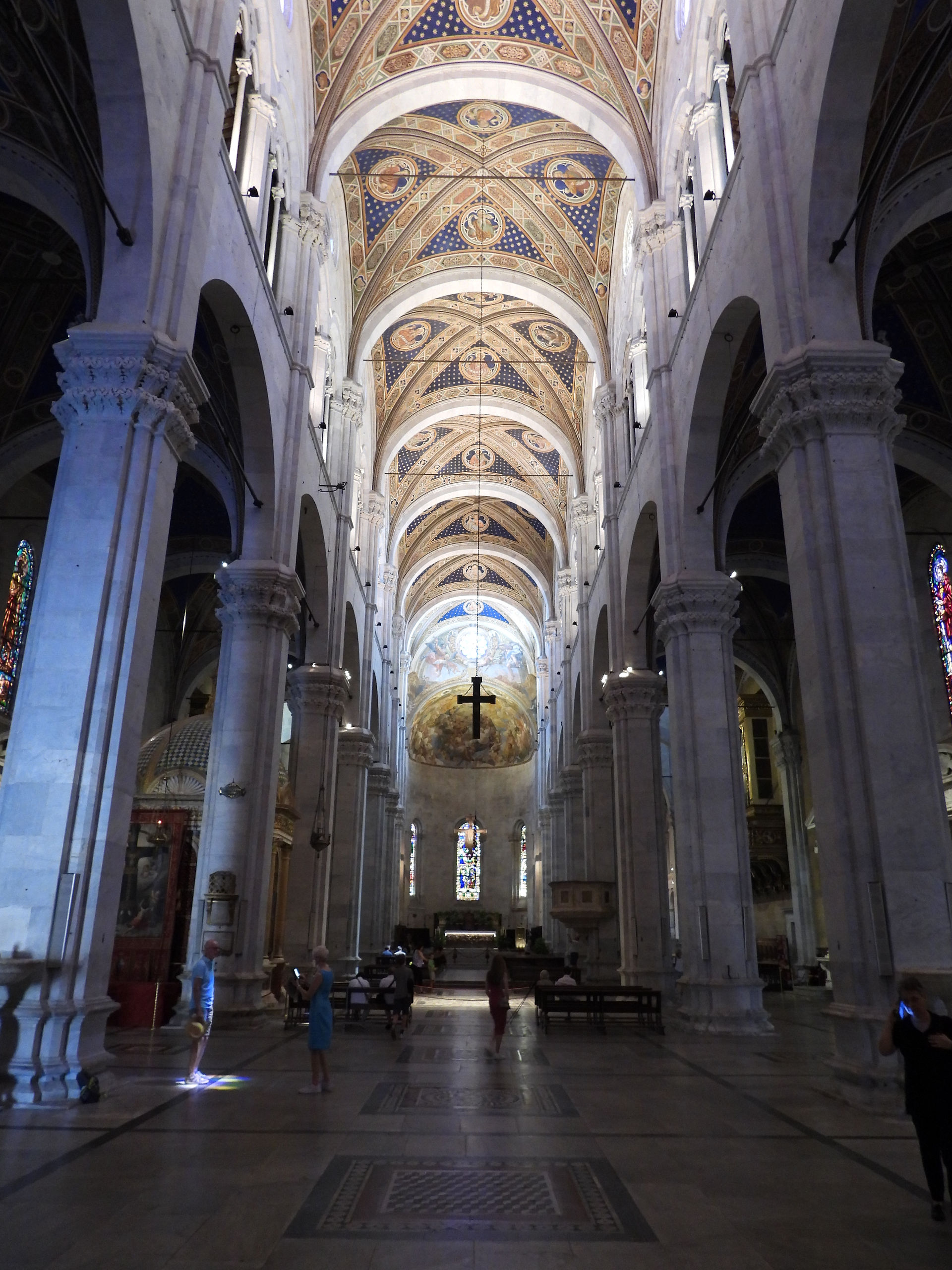 Main aisle and vault of the Cattedrale di San Martino , Lucca