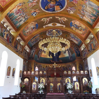 Vault and sanctuary, Assumption Cathedral, Strumica