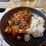 Chicken teriyaki, Park Grill Fantastiko, Ruse
