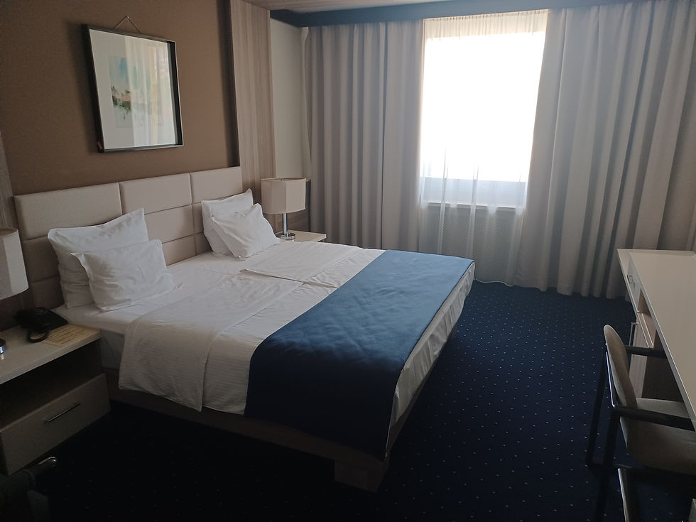 Room 810 at the Hotel Holiday in Sarajevo