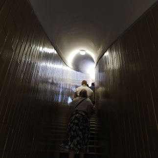 Stairs up inside of dome in St Petere's Basilica