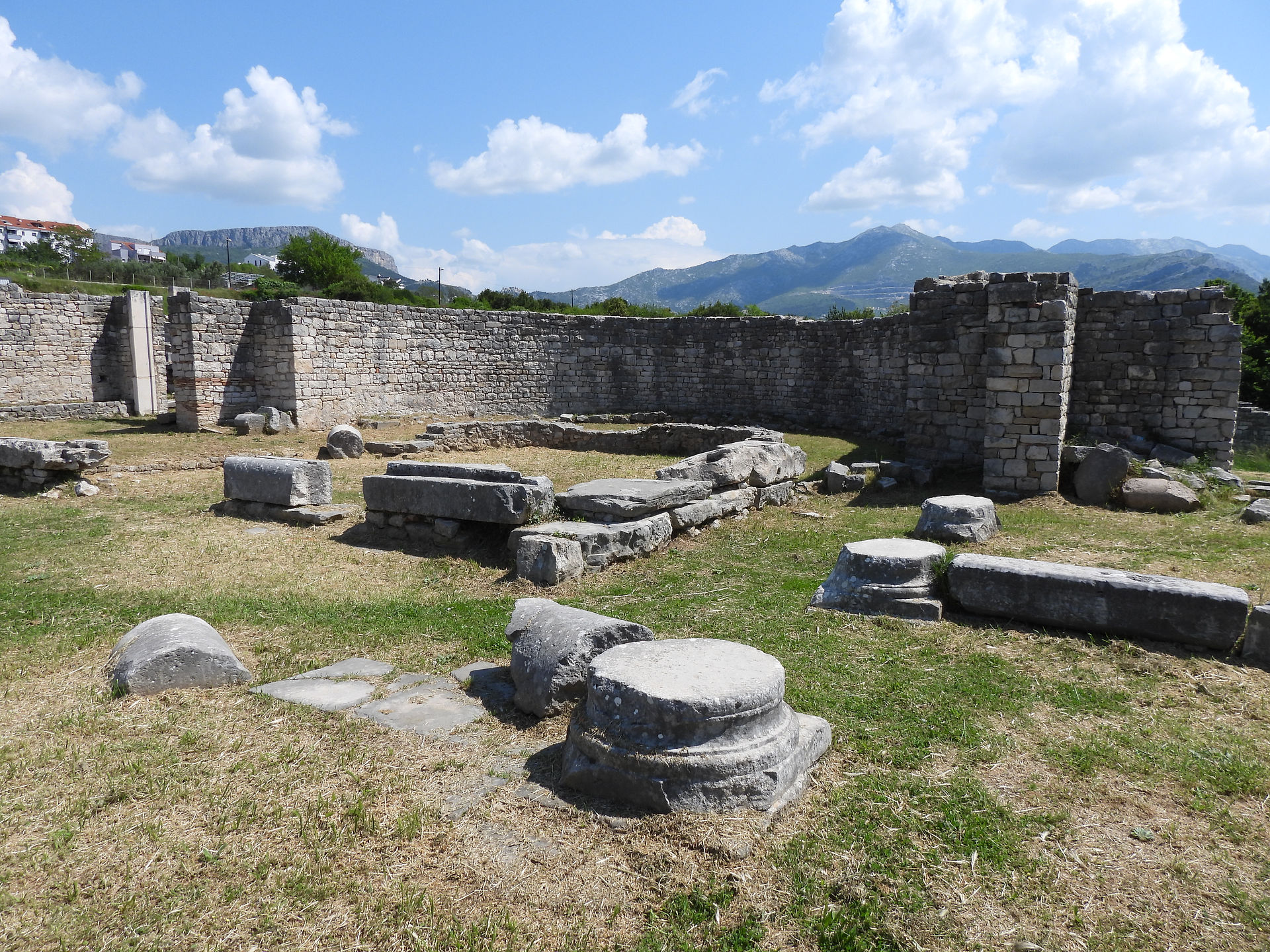 Pediment remains, Solin Episcopal Centre