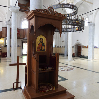 Cathedra, St George Orthodox Cathedral, Prizren