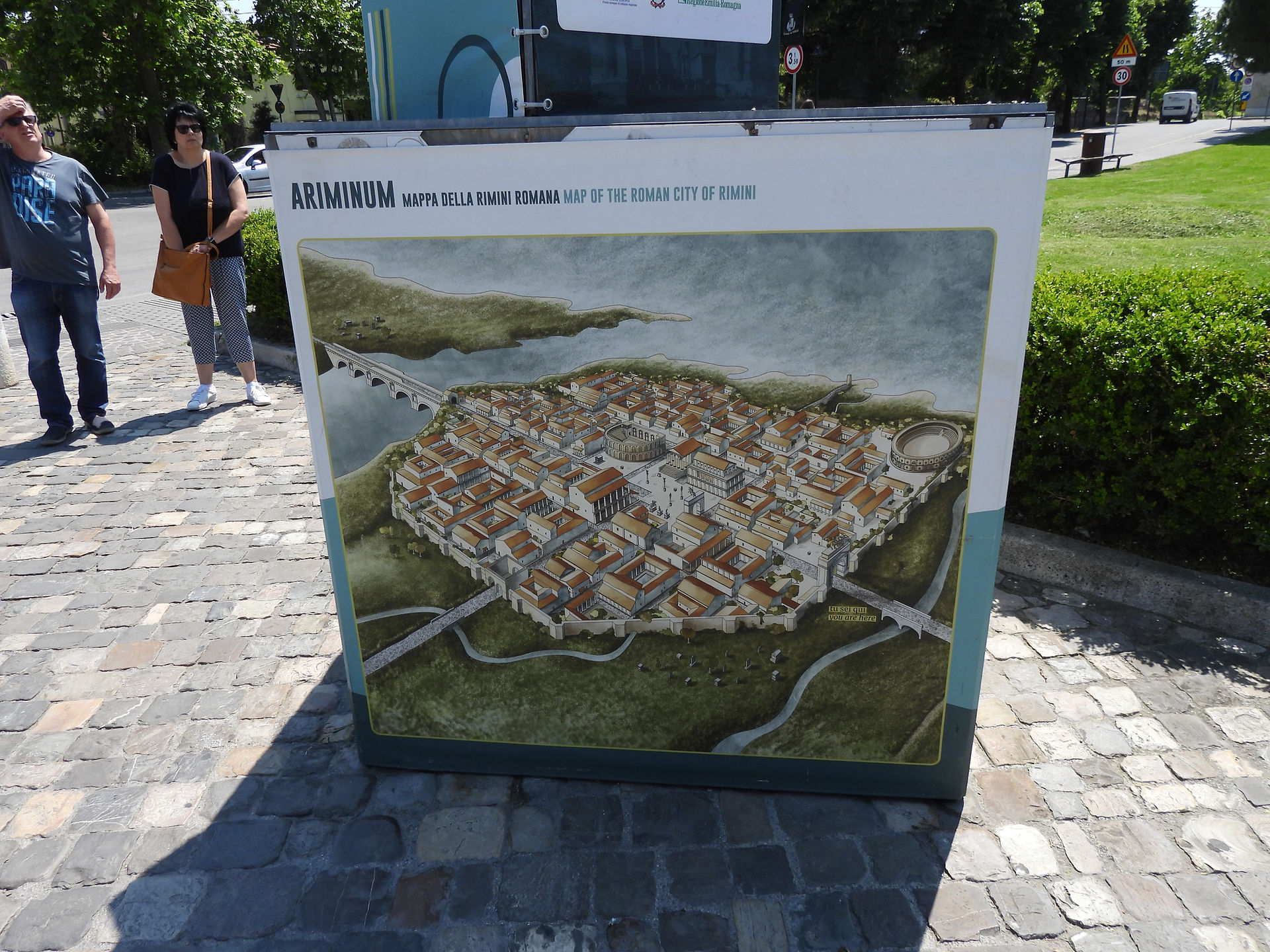 Tourism Office Map of the Roman City of Rimini